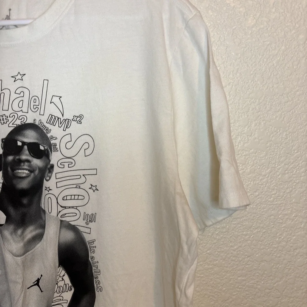 Rare JORDAN CHAMPIONSHIP VI 6‎ shoes goat T-SHIRT touch of gold Flight XL